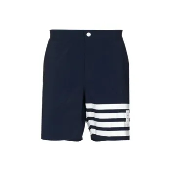 THOM BROWNE 4 bar Solid Tech Swim Short