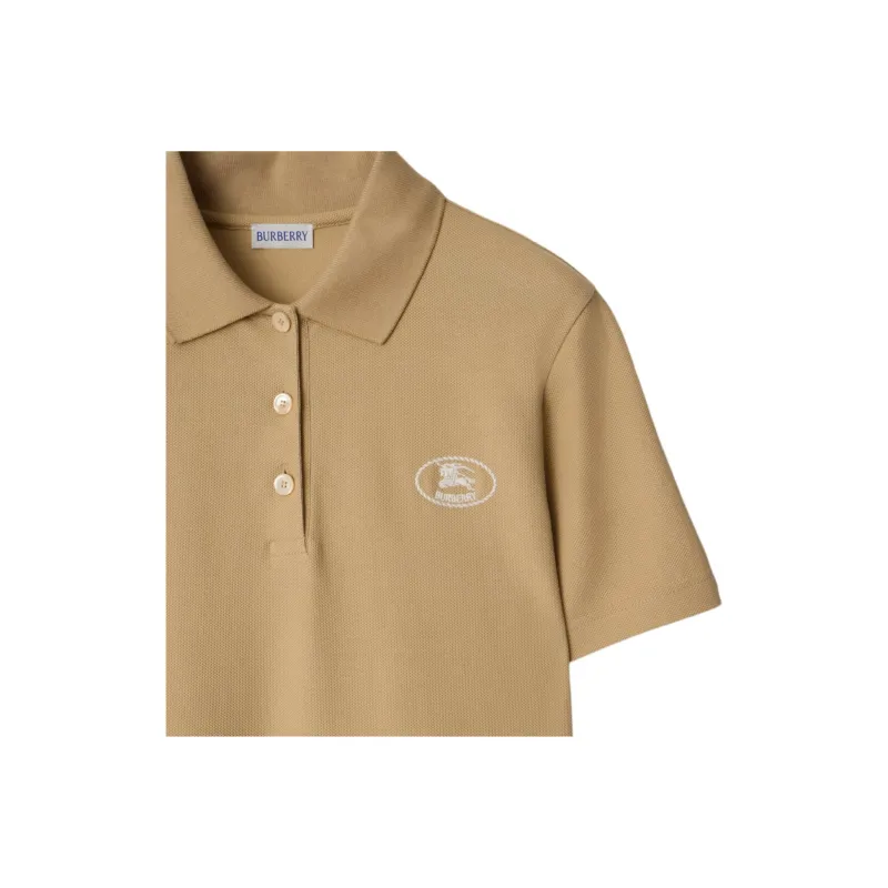 Burberry SS25 Polo Shirt Women's Khaki-4