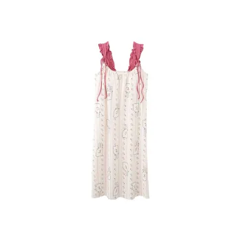 XISHE Nightgown Women's Light Apricot