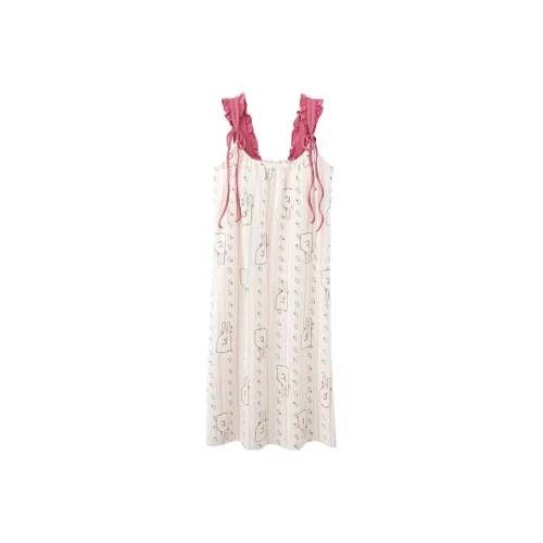 XISHE Nightgown Women's Light Apricot