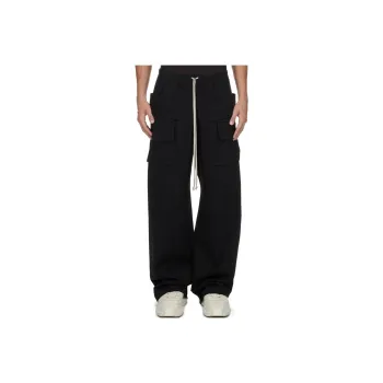 Rick Owens DRKSHDW Porterville Creatch Wide Drawstring Cargo Trousers