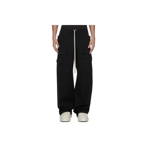 Rick Owens DRKSHDW Porterville Creatch Wide Drawstring Cargo Trousers