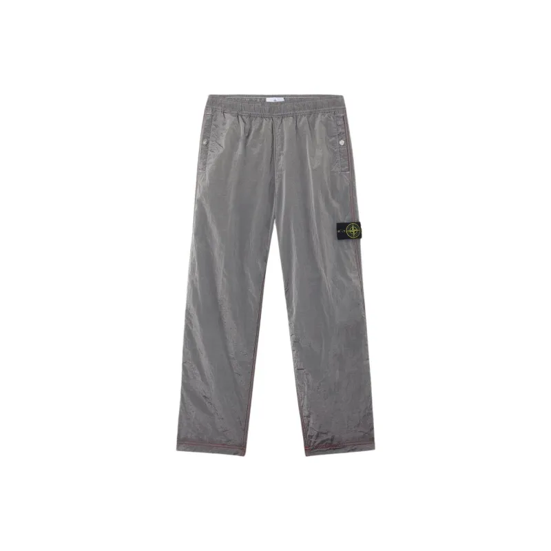 STONE ISLAND Snake Year Limited Collection Casual Pants Unisex Gray-0