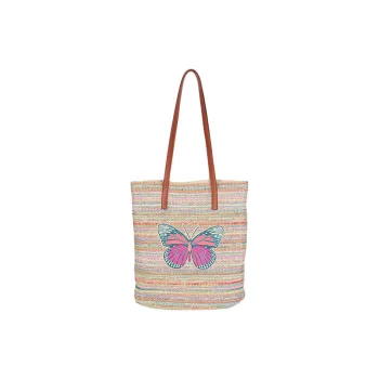 The British Museum PP Woven Shoulder Bag Regular Women's Multicolor