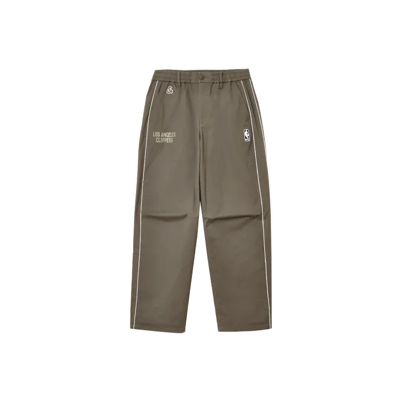 JACK JONES· JACK & JONES NBA Co brand Casual Pants Men's Black Olive-0