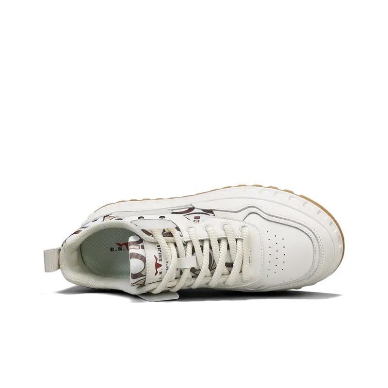 G.N.SHIJIA Slip Resistant, Abrasion Resistant, Breathable, Height Increasing Low Top Skateboard Shoes Men's-16
