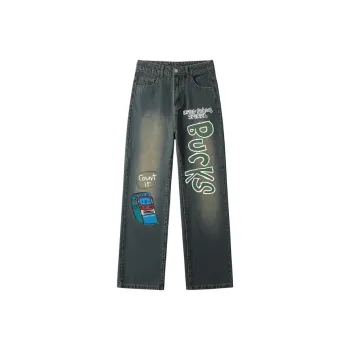 AFTER SCHOOL SPECIAL Jeans Unisex Vintage Blue