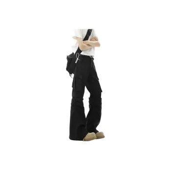 FASTFISH Cargo Pants Unisex Black