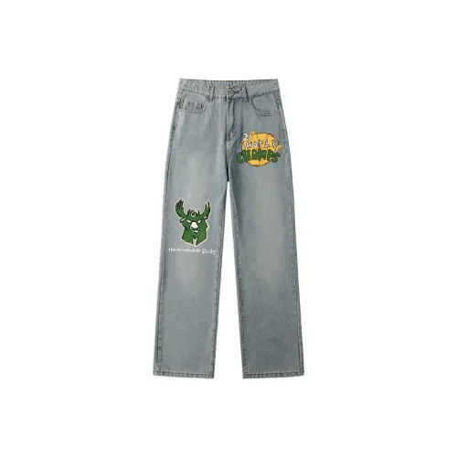 AFTER SCHOOL SPECIAL Jeans Unisex Light Blue