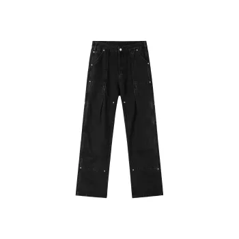 PILOTDRAGON P&D 24FW Jeans Unisex Black