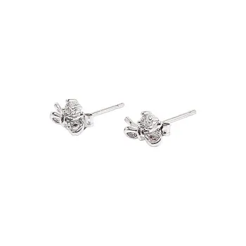 WIR ORNAMENTS Gold Plated Copper Stud Earrings Women's