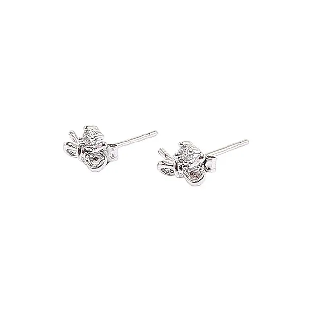 WIR ORNAMENTS Gold Plated Copper Stud Earrings Women's-0
