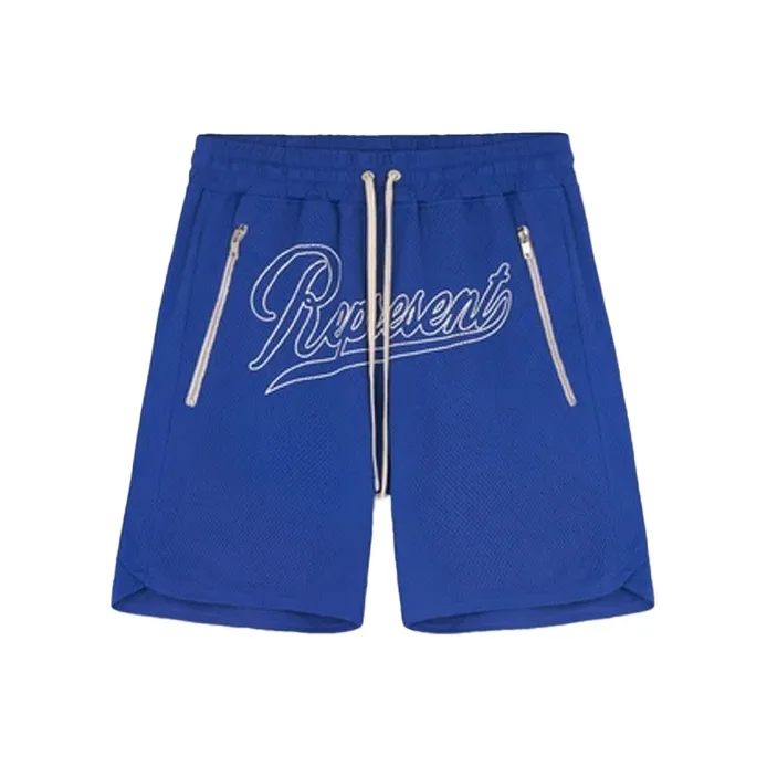 REPRESENT Casual Shorts Men Blue-0