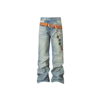 OKME Jeans Unisex Blue
