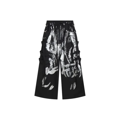 DND4DES Casual Pants Unisex Black