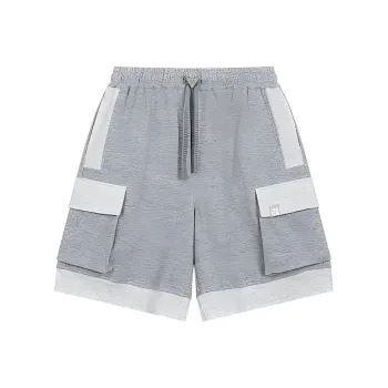 Bosieagender Casual Shorts Unisex Heather Gray