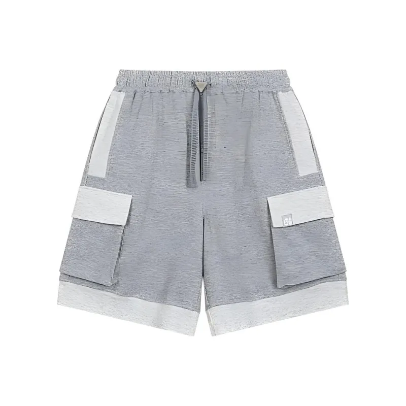 Bosieagender Casual Shorts Unisex Heather Gray-0