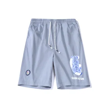 Carebears X Guuka Casual Shorts Unisex Dusty Blue