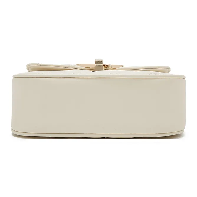 Old Man's Head Synthetic Leather Shoulder Bag, Crossbody Bag Women's White/Black-14