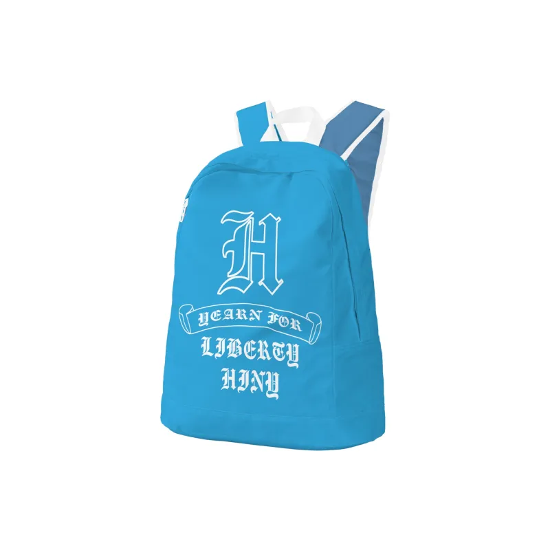 HINY Polyester Backpack Unisex White-25