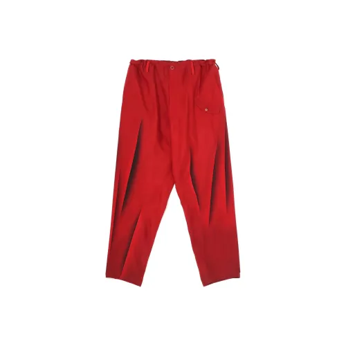 Yohji Yamamoto Abstract print Silk Trousers