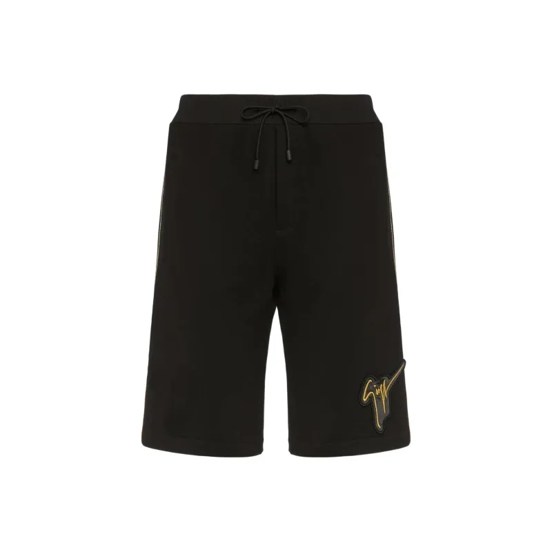 Giuseppe Zanotti Logo Embroidered Drawstring Track Shorts-0