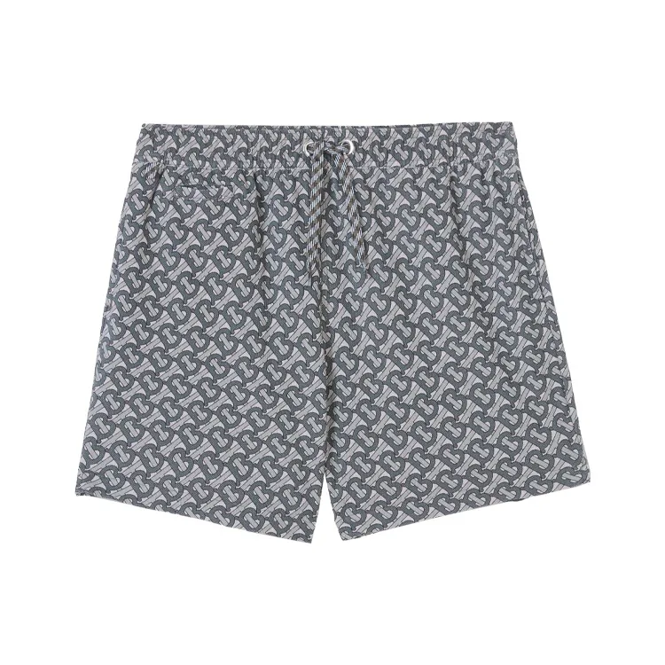Burberry Casual Shorts Men Gray-0
