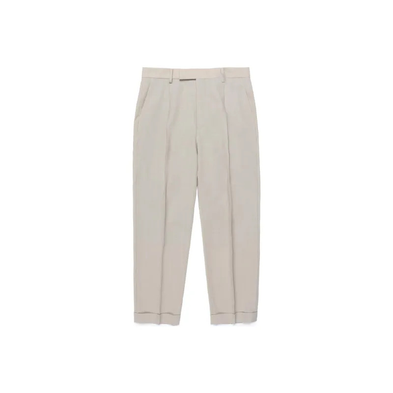 WACKO MARIA x DORMEUIL FW24 TYPE-1 Suit Trouser Unisex Light Beige-0