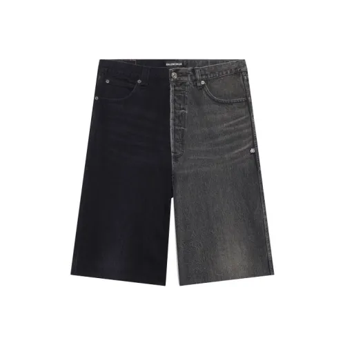 Balenciaga FW21 Denim Shorts Men's Black