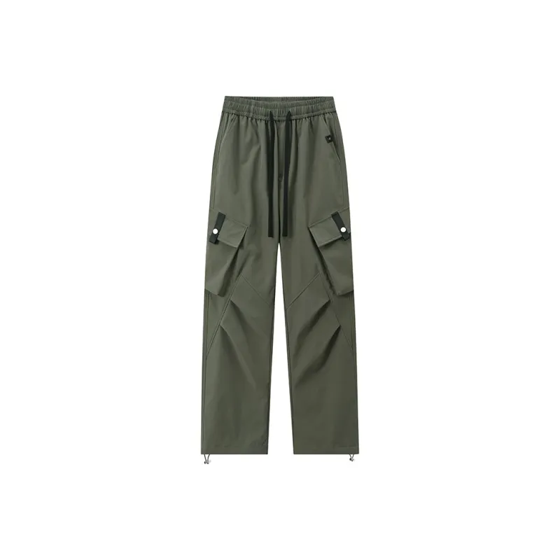 VanCamel Cargo Pants Unisex White-6