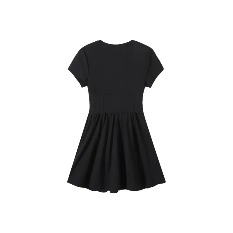 ZWTX STUDIO Summer Short Sleeved Dress Women's-1