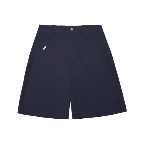 UNVESNO SS21 Loose Fit Shorts Unisex Navy Blue