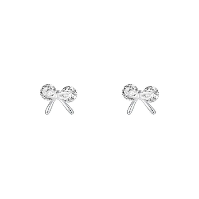 GIFT&CO 999 Fine Silver Stud Earrings Women's-0
