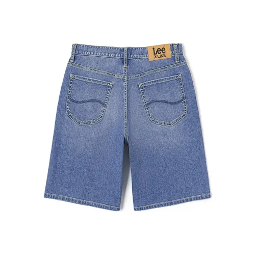 Lee Denim Shorts Men Light Blue
