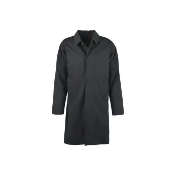 BARBOUR Trench Coat Men's Black