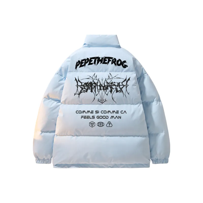 Pepe The Frog Puffer Jacket Unisex-4