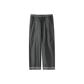 COKEIN Casual Pants Men Dark Gray