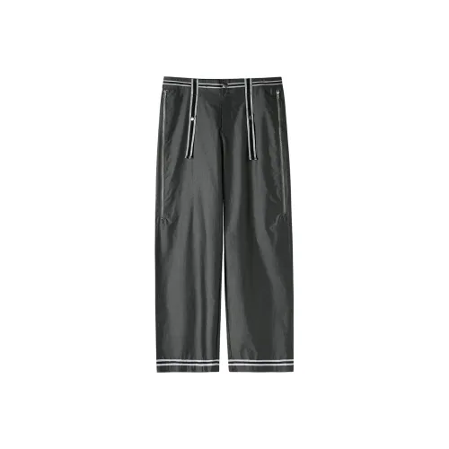 COKEIN Casual Pants Men Dark Gray
