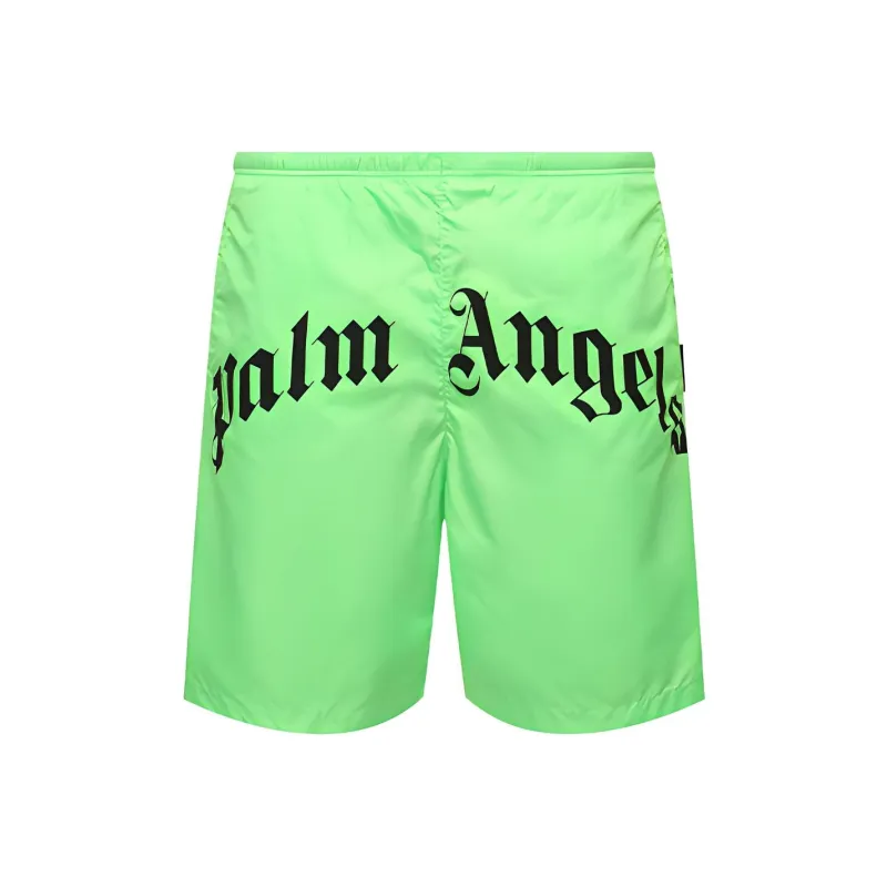 PALM ANGELS Casual Shorts Men Green-0