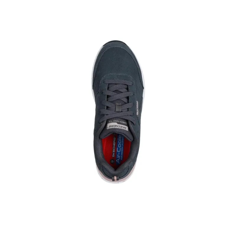 Skechers Bulklin Low Top Casual Shoes Women's Charcoal-3