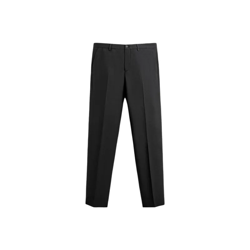 ZARA Suit Trousers Men Black-0
