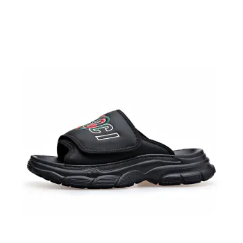 XIAOTOULANG Stitching Slip Resistant Odor Resistant Abrasion Resistant Slide Slippers Men's
