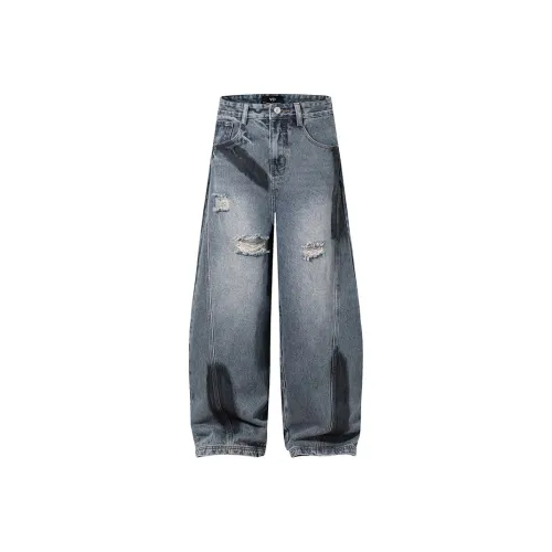 Mulinsen Jeans Unisex Washed Color