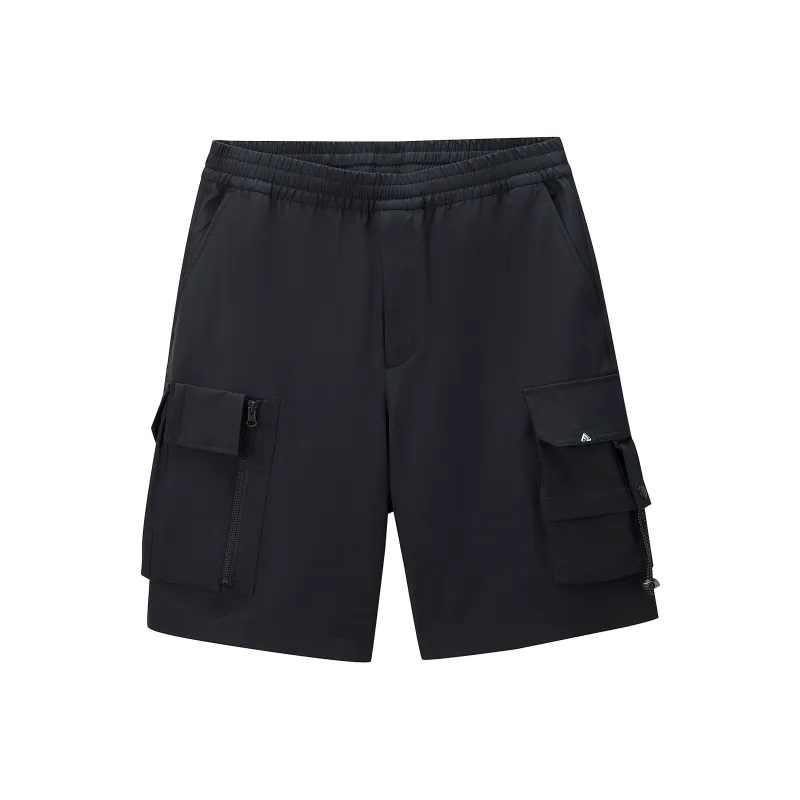 FUN Cargo Shorts Unisex Black-0