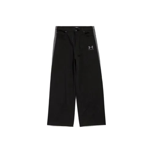 Balenciaga Casual Pants Regular Fit Men's Black