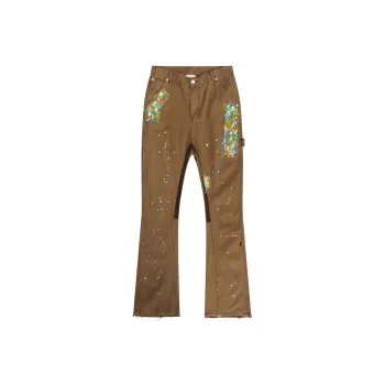 SSSAINT LOUIS Casual Pants Unisex Dark Brown