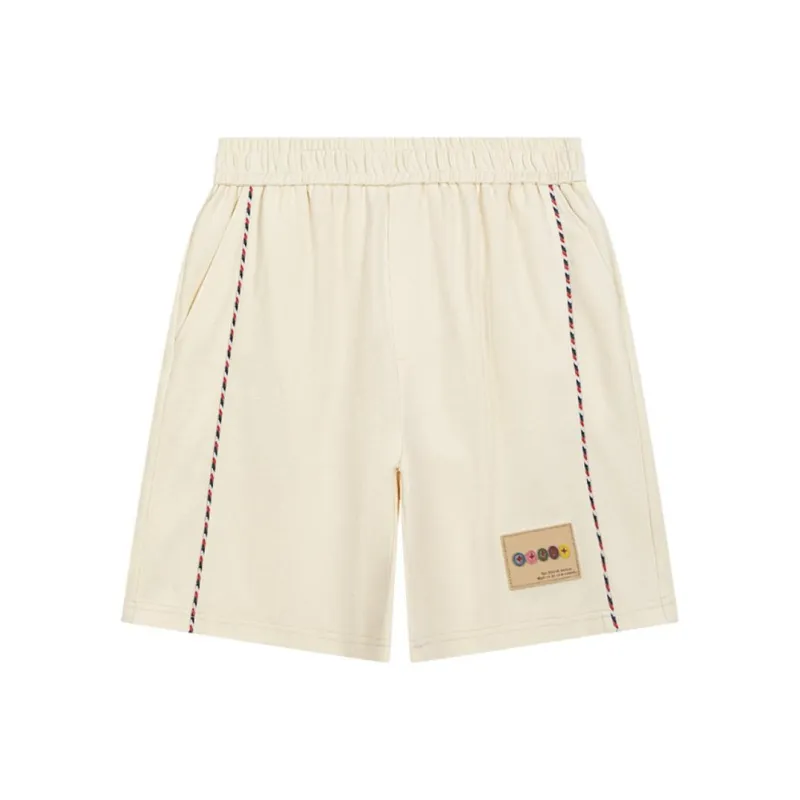 Bosieagender Casual Shorts Men's Beige-0