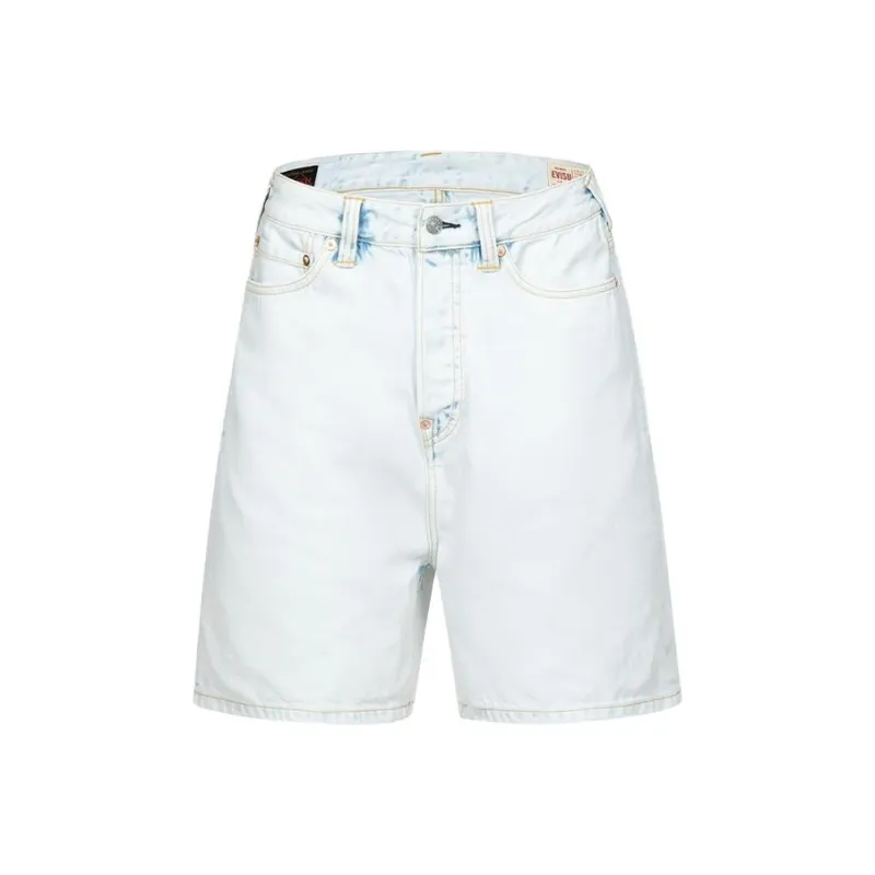 EVISU Denim Shorts Men White-0