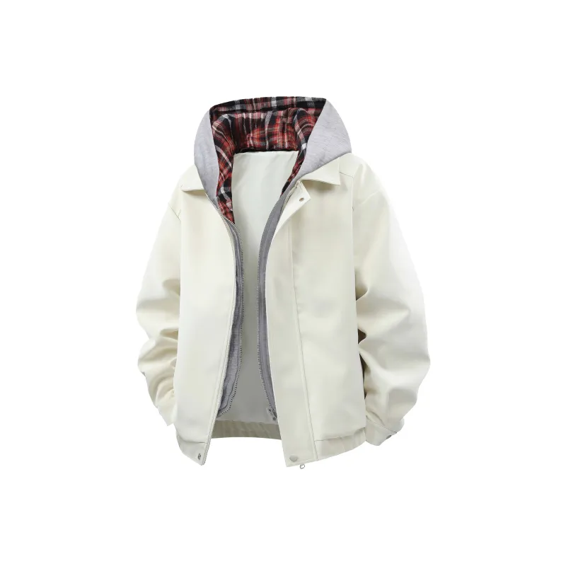 AKIN Leather Jacket Unisex Coffee-14