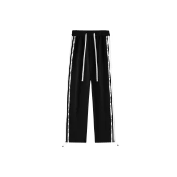 paddy julia Contrasting Vertical Stripes On The Side Casual Pants